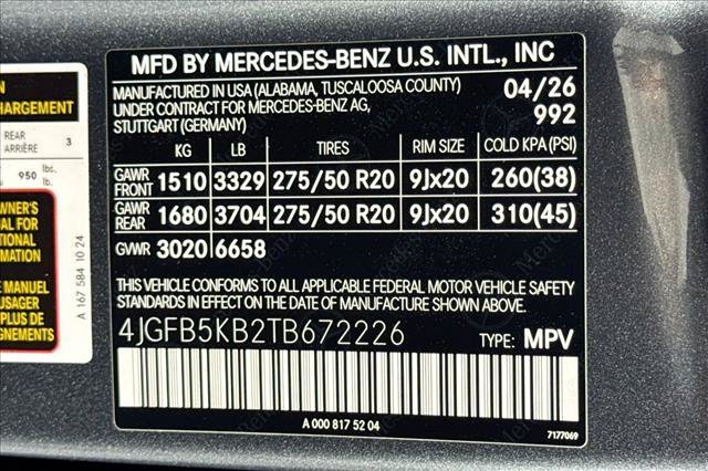 New 2026 Selenite Grey Metallic Mercedes-Benz GLE 450 image 60