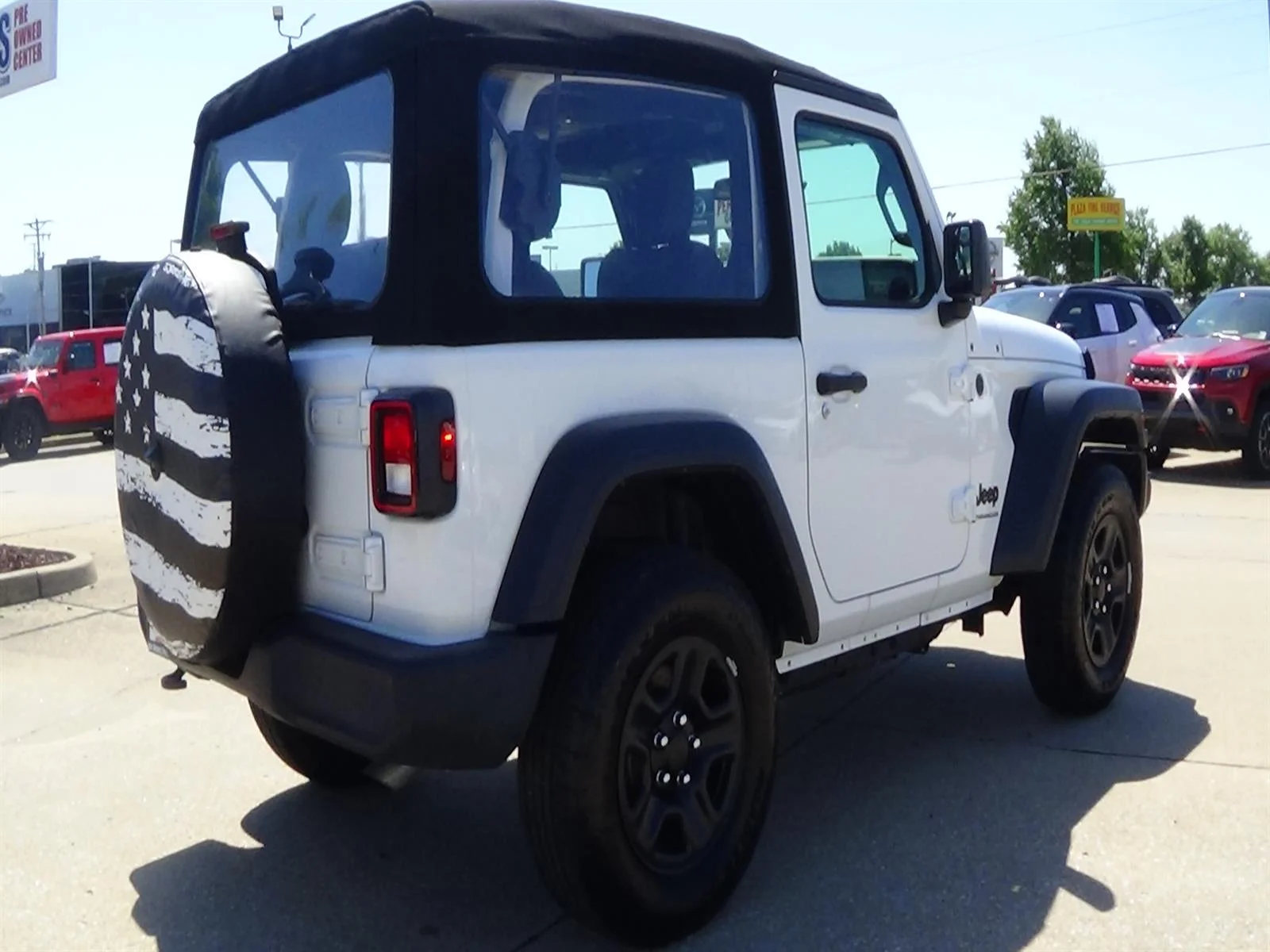 Used 2024 Bright White Clear Coat (pw7) Jeep Sport image 6