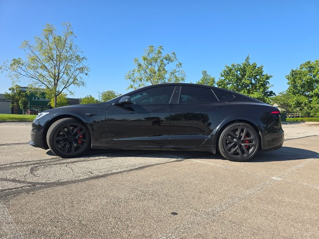 Used 2024 Solid Black Tesla Plaid image 10