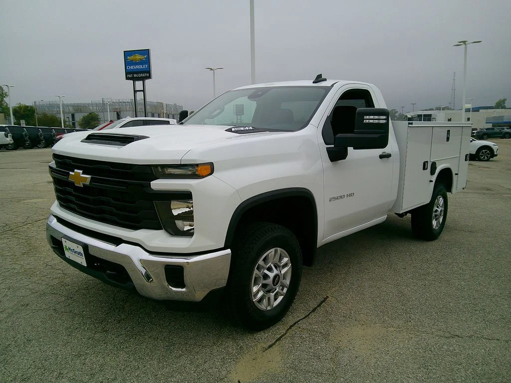 New 2025 White Chevrolet Work Truck image 2