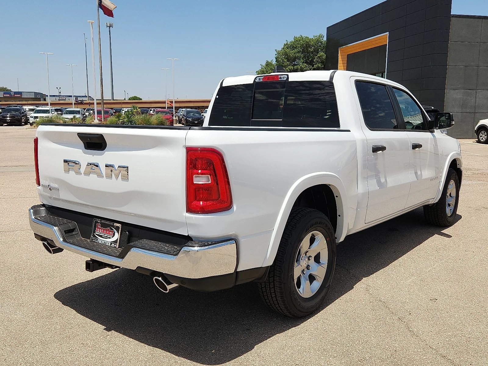 New 2026 Bright White Clear-Coat  Paint Ram LONE STAR CREW CAB 4X2 5