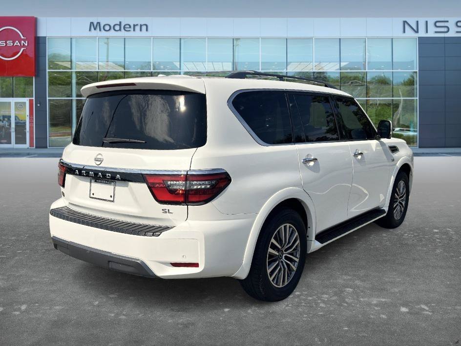 Used 2022 Aspen White TriCoat Pearl Nissan SL image 5