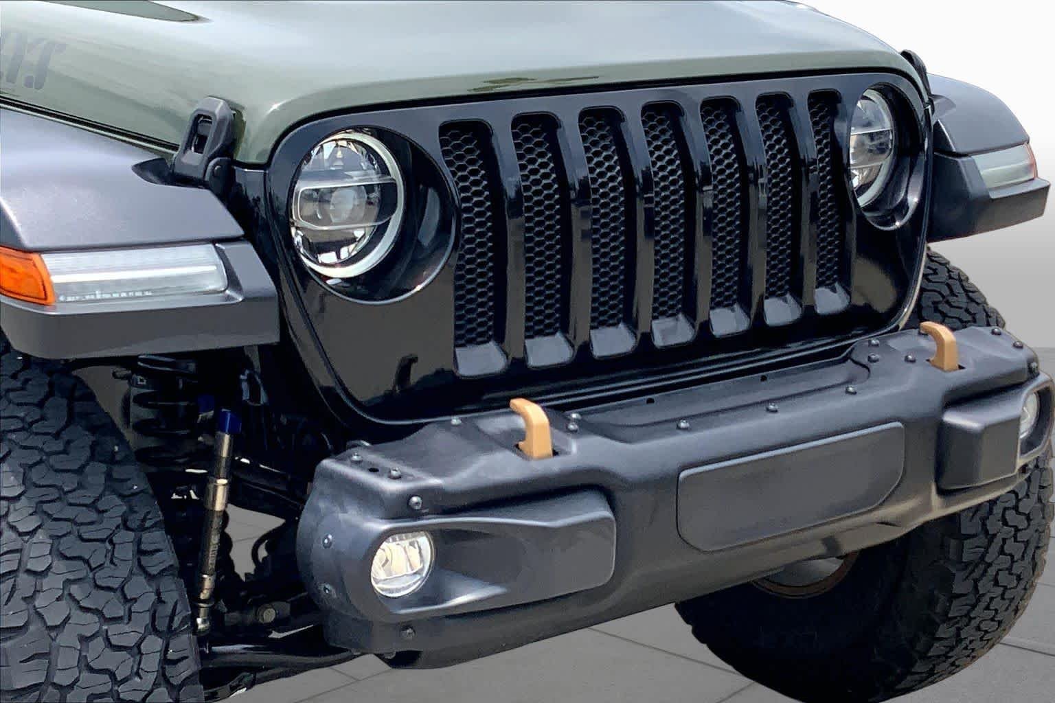 Used 2021 Sarge Green Clearcoat Jeep Unlimited Willys image 29