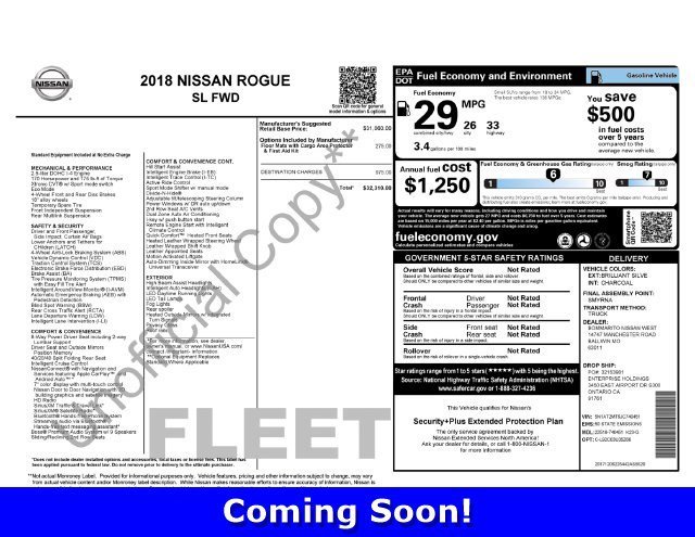 Used 2018 Nissan Rogue SL with VIN 5N1AT2MT6JC740451 for sale in Irvine, CA