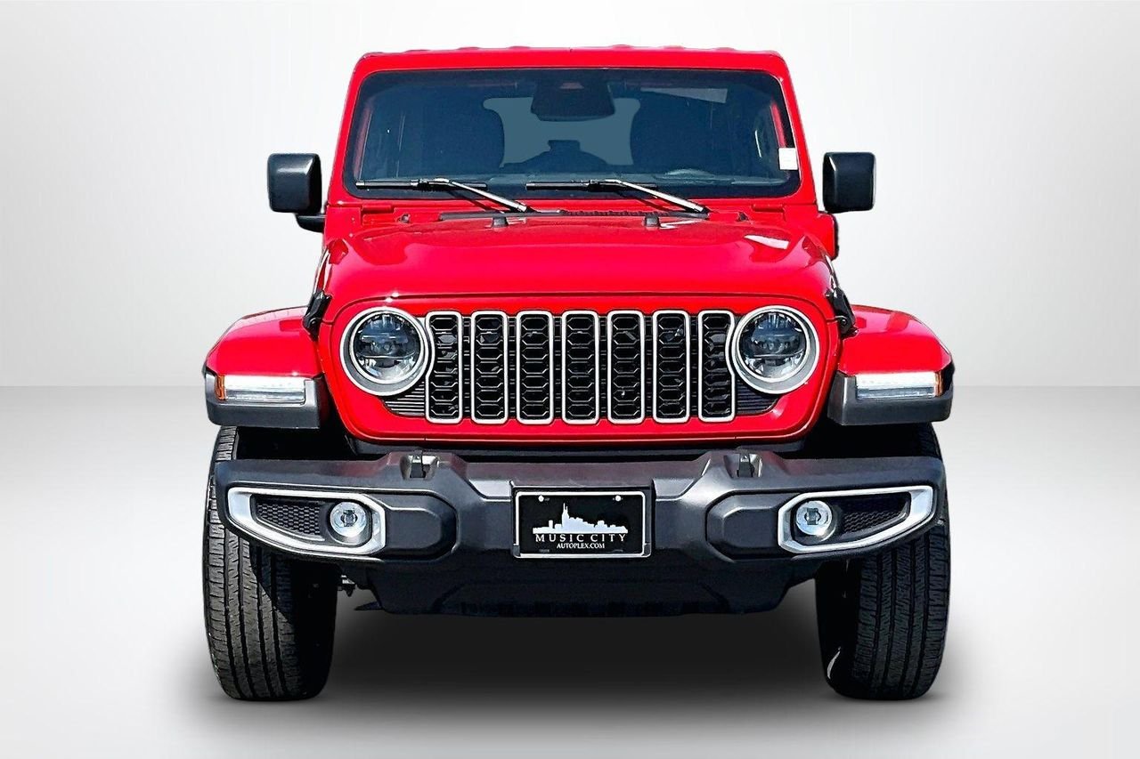 Used 2025 Firecracker Red Clearcoat Jeep Sahara 4xe image 2