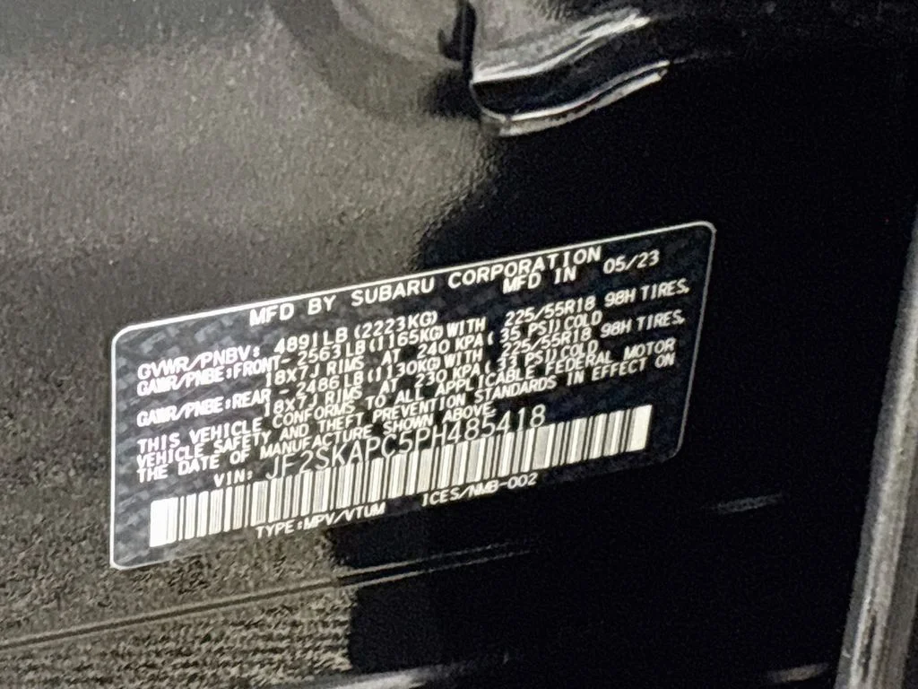 Certified Used 2023 Black Subaru Limited image 27