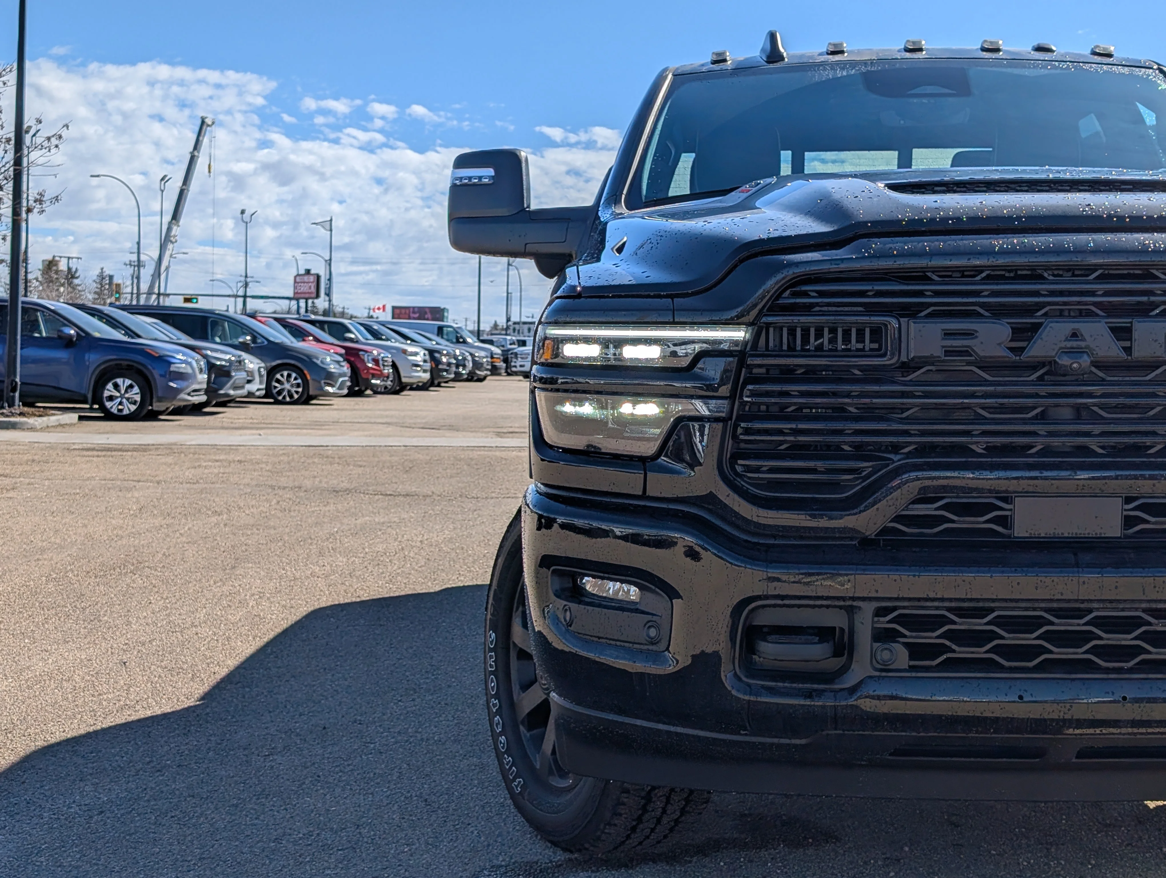 Used 2026 Diamond Black Crystal Pearlcoat Ram Laramie image 11