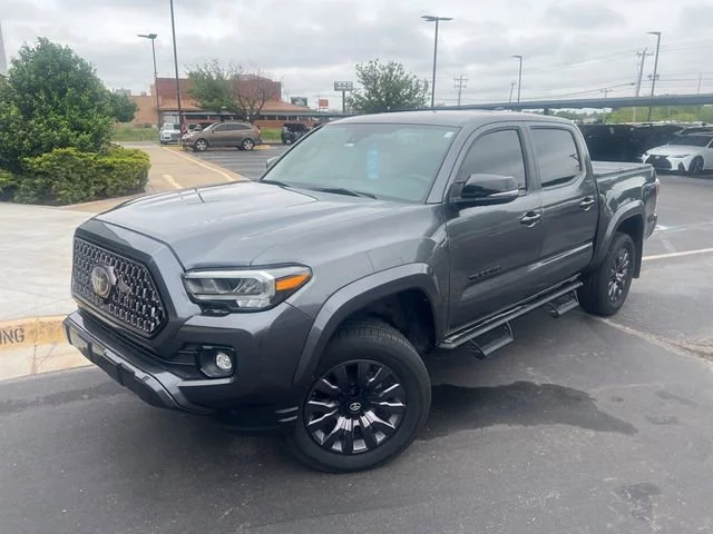 Gray 2021 Toyota Tacoma Limited Double Cab 4WD Pickup Truck Four-Wheel Drive 6-Speed Automatic