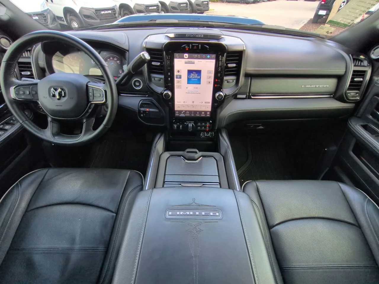 Used 2024 Patriot Blue Pearlcoat Ram Limited image 15