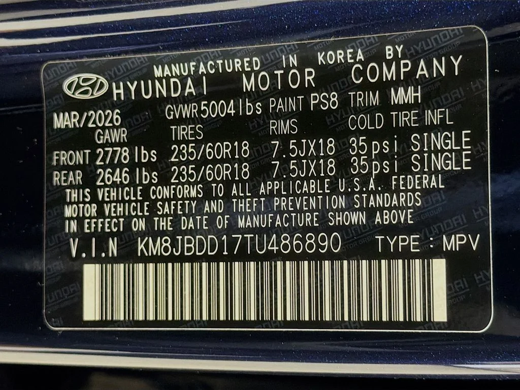 New 2026 Deep Sea Hyundai SEL image 31