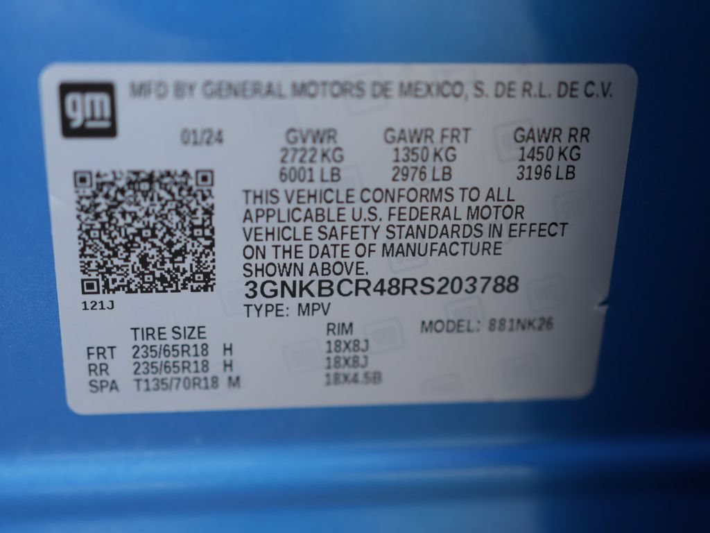 Used 2024 Riptide Blue Metallic Chevrolet 2LT image 38