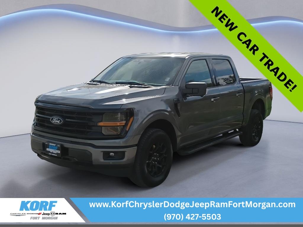 Used 2024 Carbonized Gray Metallic Ford XLT image 1