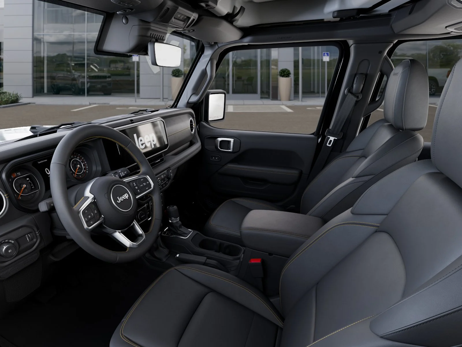 New 2026 Black Clear-Coat Exterior Paint Jeep Sahara image 59