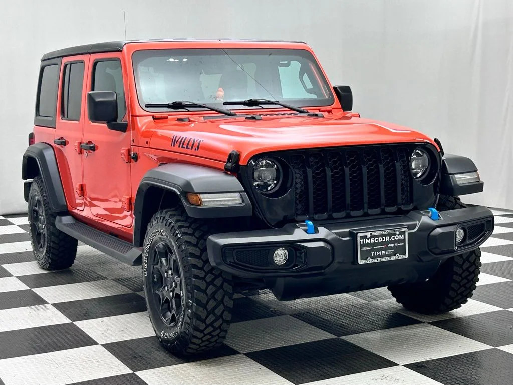 Used 2023 Orange Jeep Willys 4xe image 2