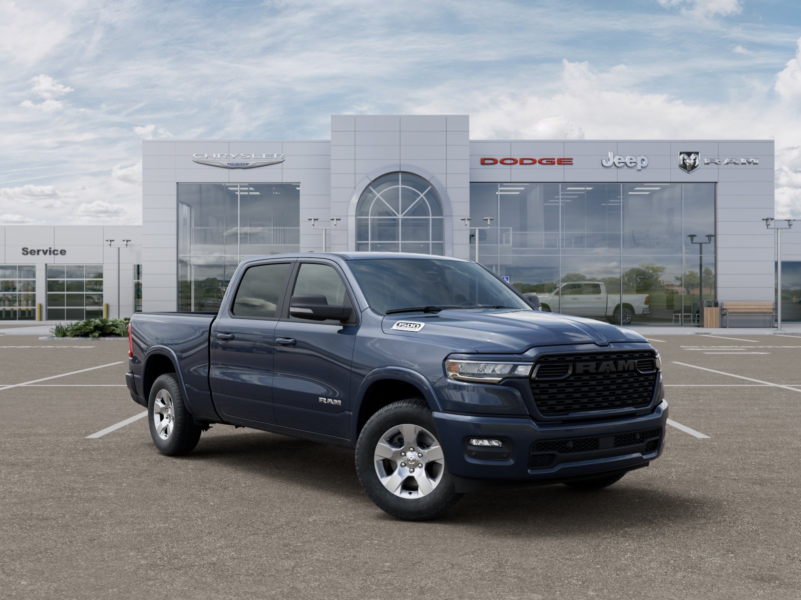 New 2026 Forged Blue Metallic Exterior Paint RAM Big Horn/Lone Star image 14