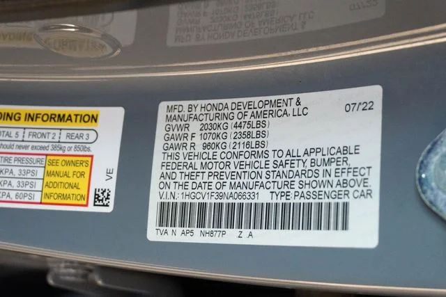 Used 2022 Gray Honda Sport image 24