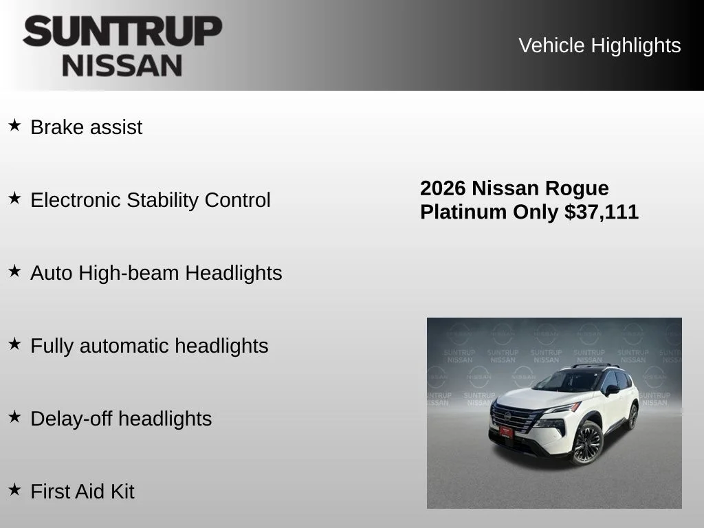2026 Nissan Rogue Platinum - Photo 38