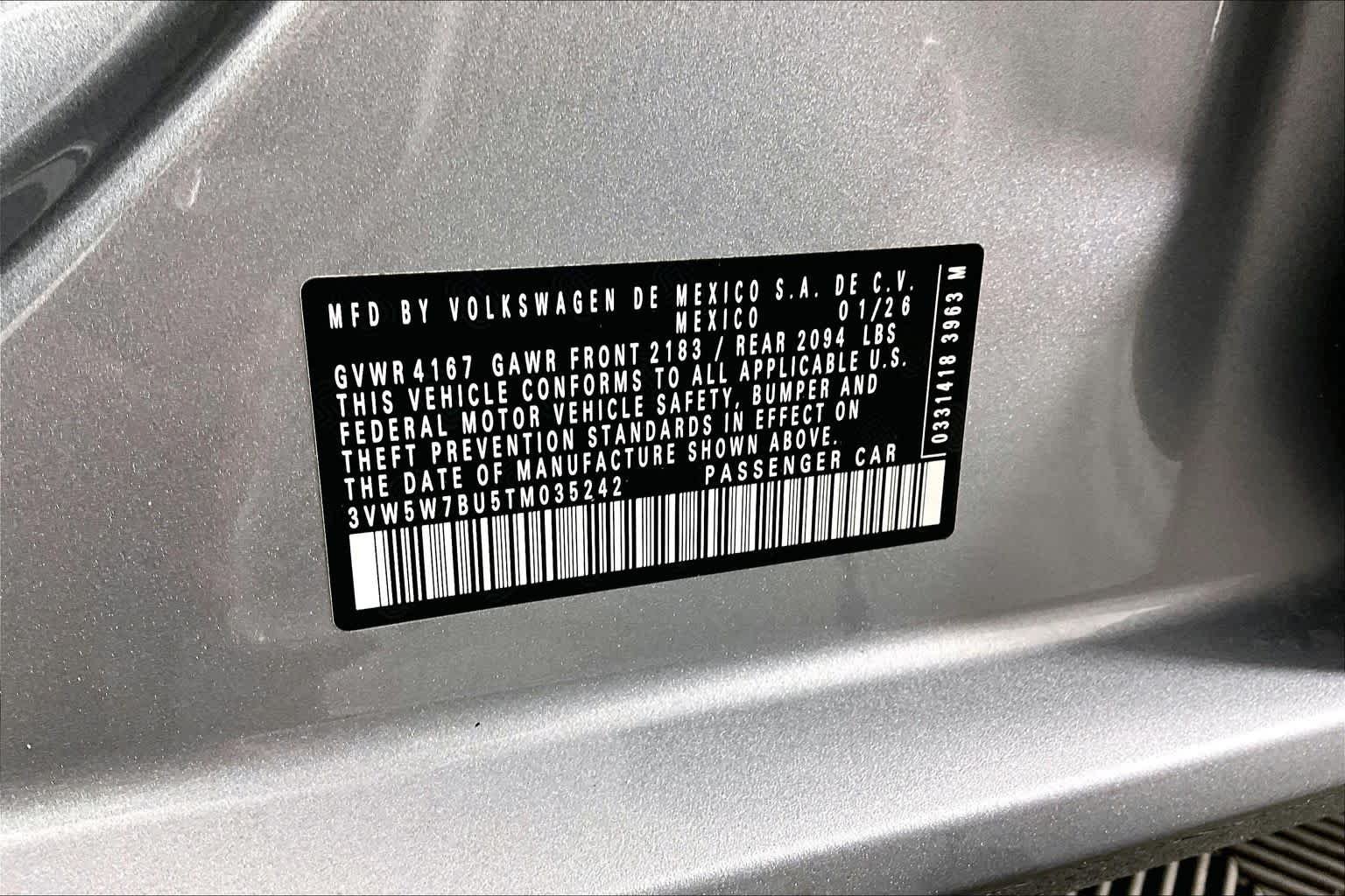 Used 2026 Pyrite Silver Metallic Volkswagen S image 33