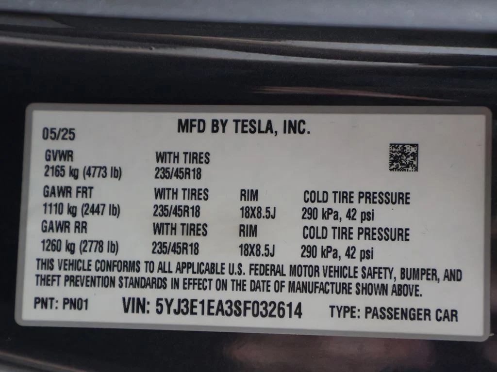 Used 2025 Stealth Gray Tesla Long Range image 53