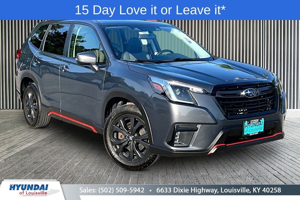 Used 2022 Gray Subaru Sport image 1