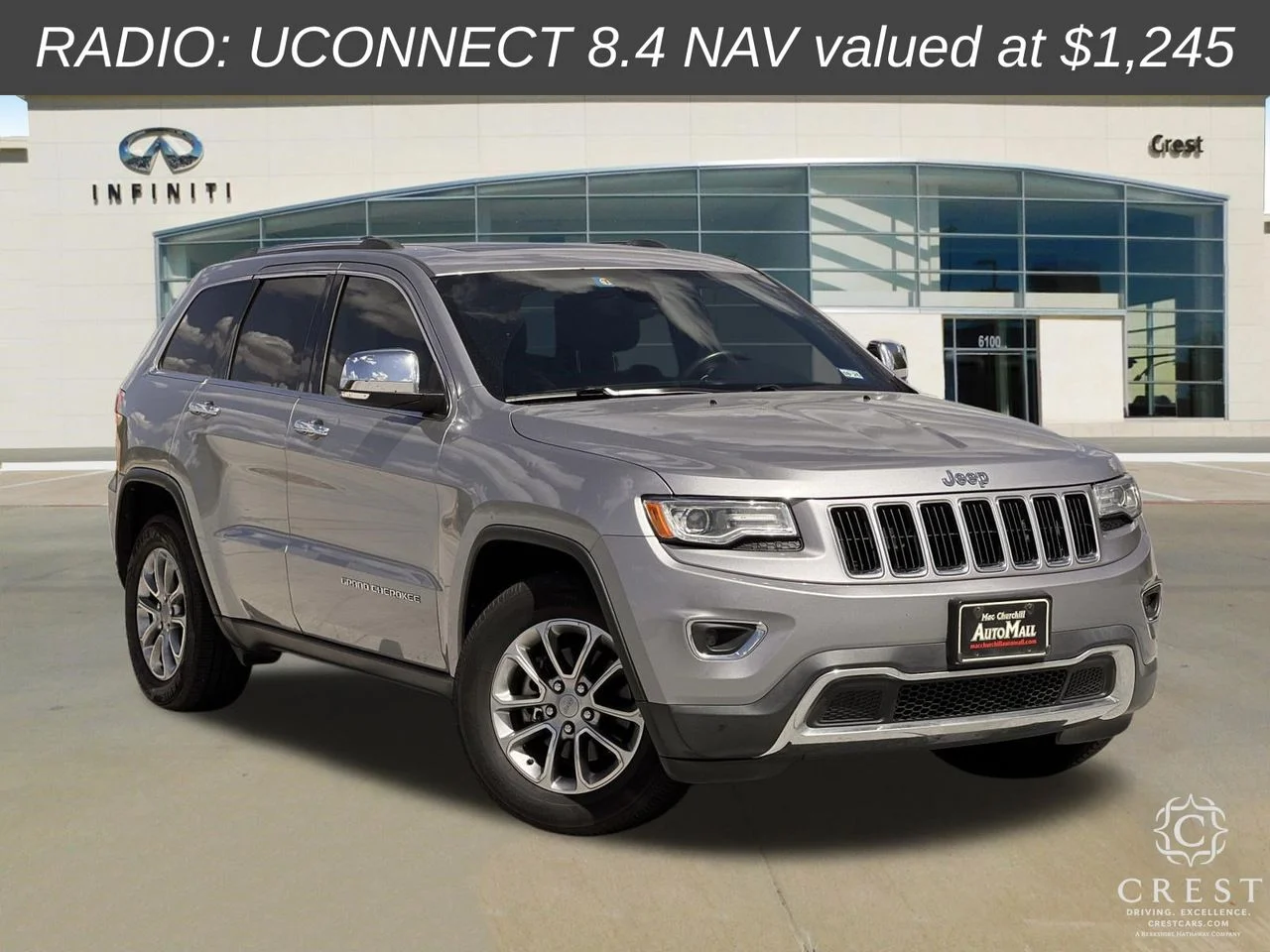 Used 2015 Jeep Grand Cherokee Limited with VIN 1C4RJEBG7FC868113 for sale in Frisco, TX