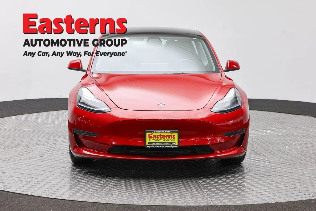 Used 2023 Red Tesla Base image 2