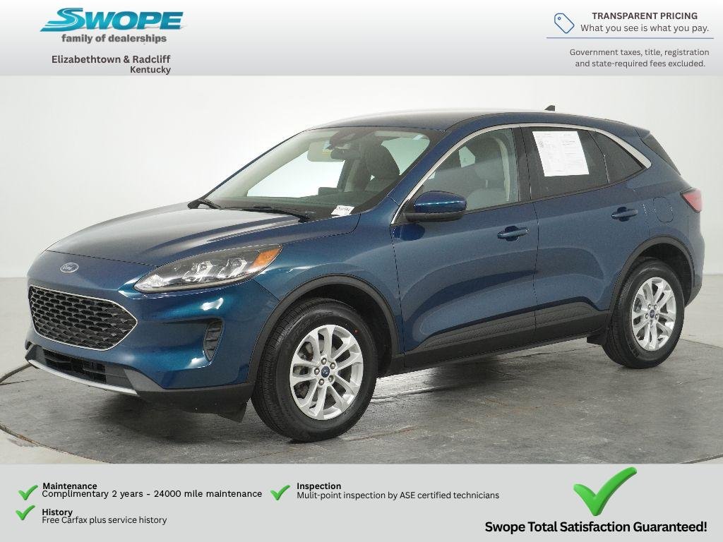 Used 2020 Dark Persian Green Metallic Ford SE image 2