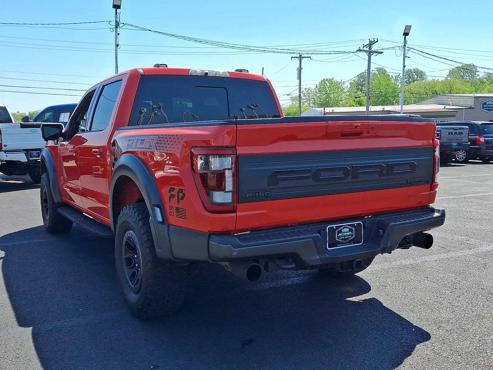 Used 2022 Code Orange Metallic Ford Raptor image 8