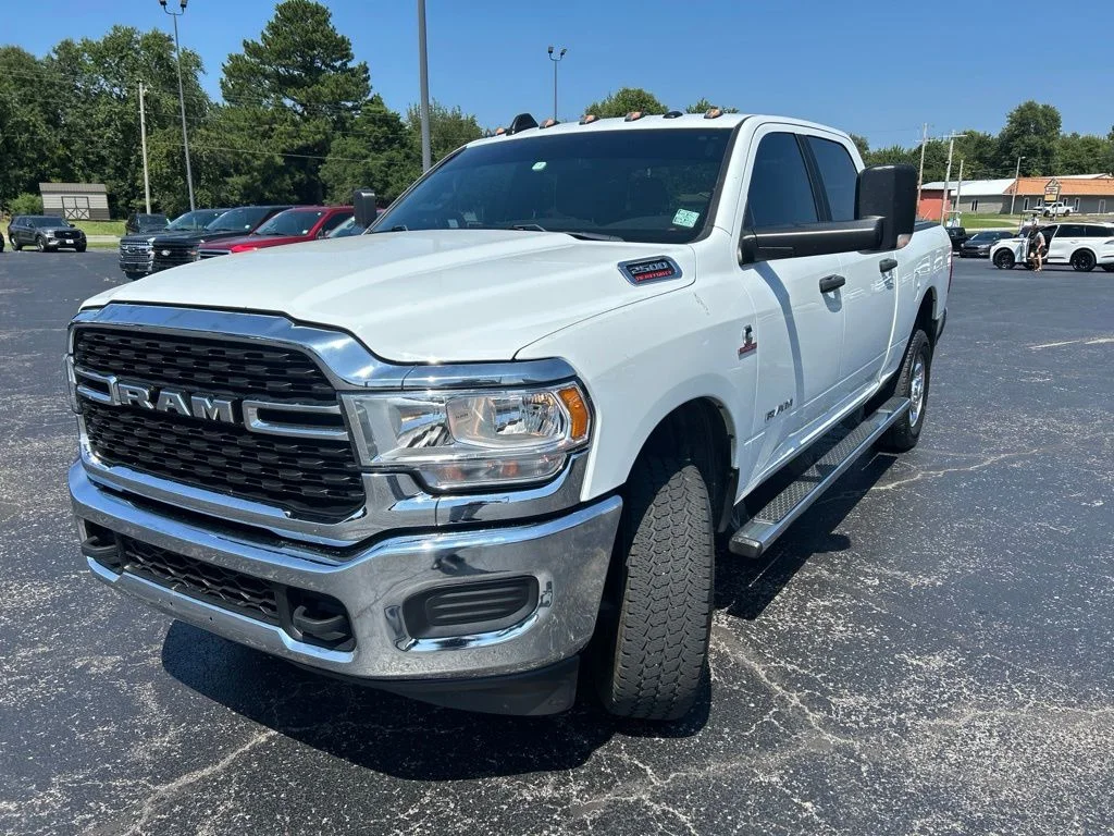 Used 2022 Bright White Clearcoat Ram Big Horn image 3