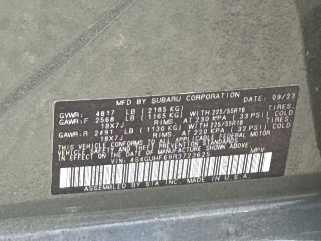 Used 2024 Green Subaru Sport image 31