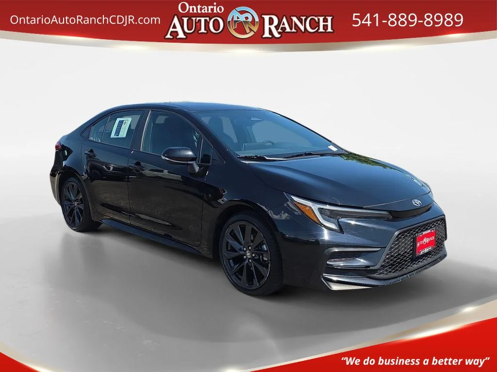 Used 2024 Midnight Black Metallic Toyota XSE image 1