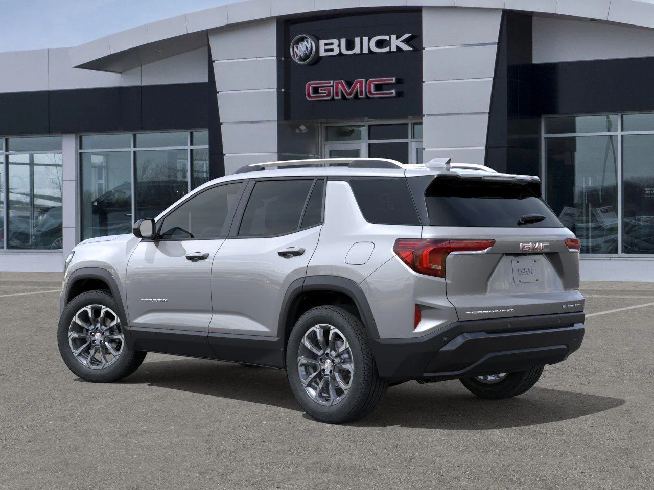 New 2027 Sterling Metallic GMC AWD Elevation image 3
