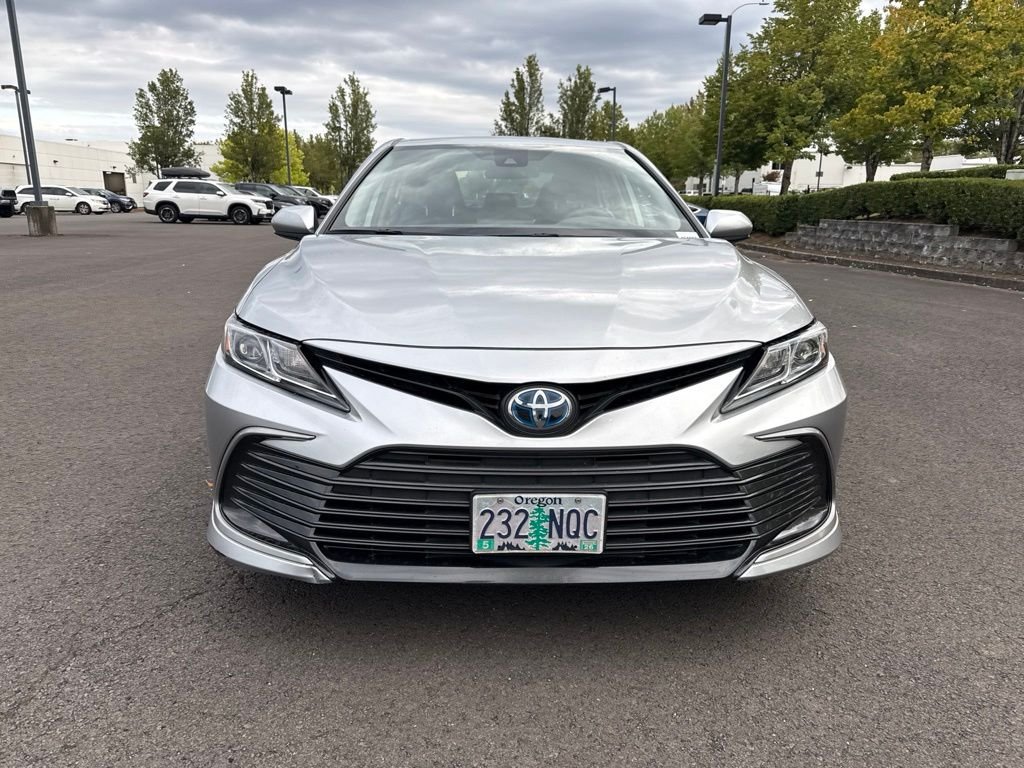 Used 2022 Celestial Silver Metallic Toyota LE image 2
