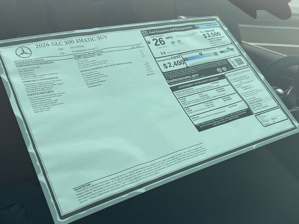 New 2026 Polar White Mercedes-Benz GLC 300 image 72