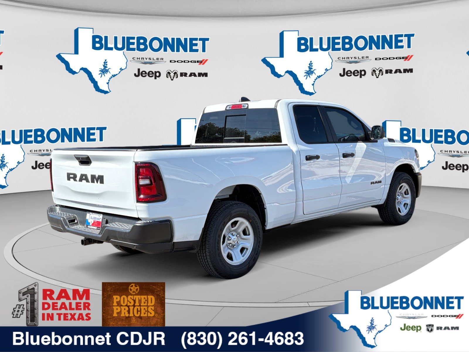 New 2026 Bright White Clear-Coat Exterior Paint RAM Tradesman image 5