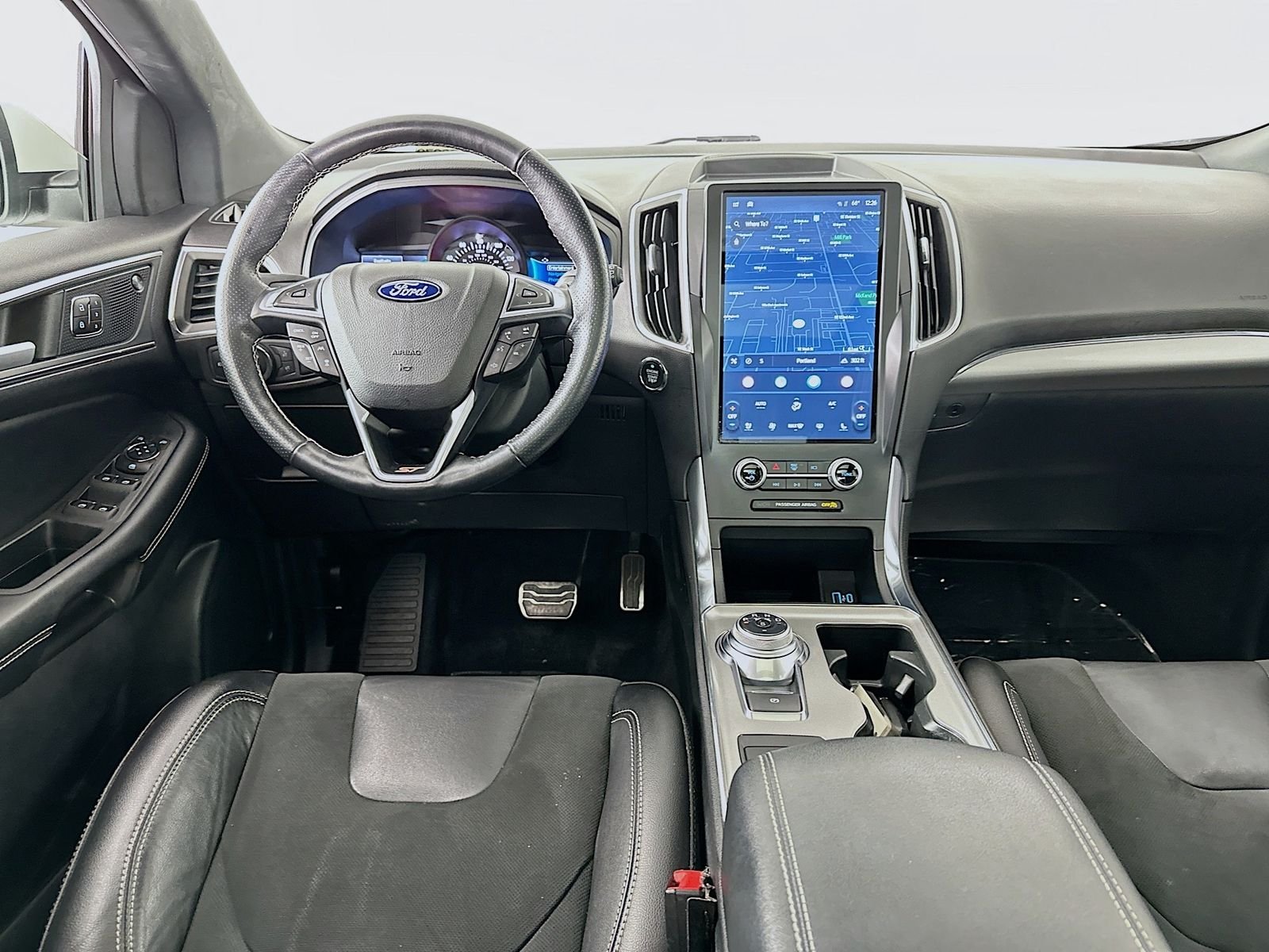 Used 2022 Star White Metallic Tri-Coat Ford ST image 24