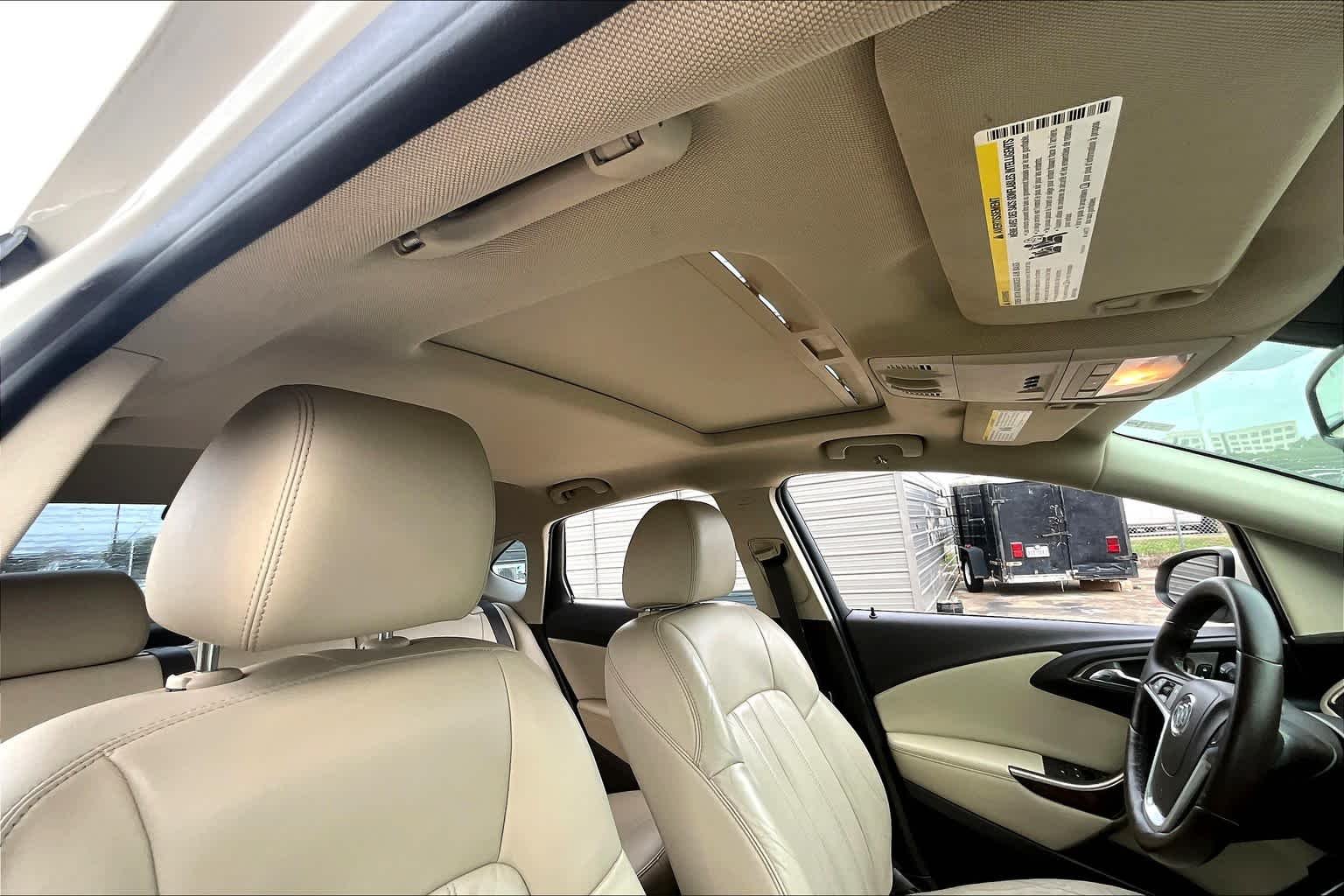 Used 2015 White Diamond Tricoat Buick Leather Group image 13