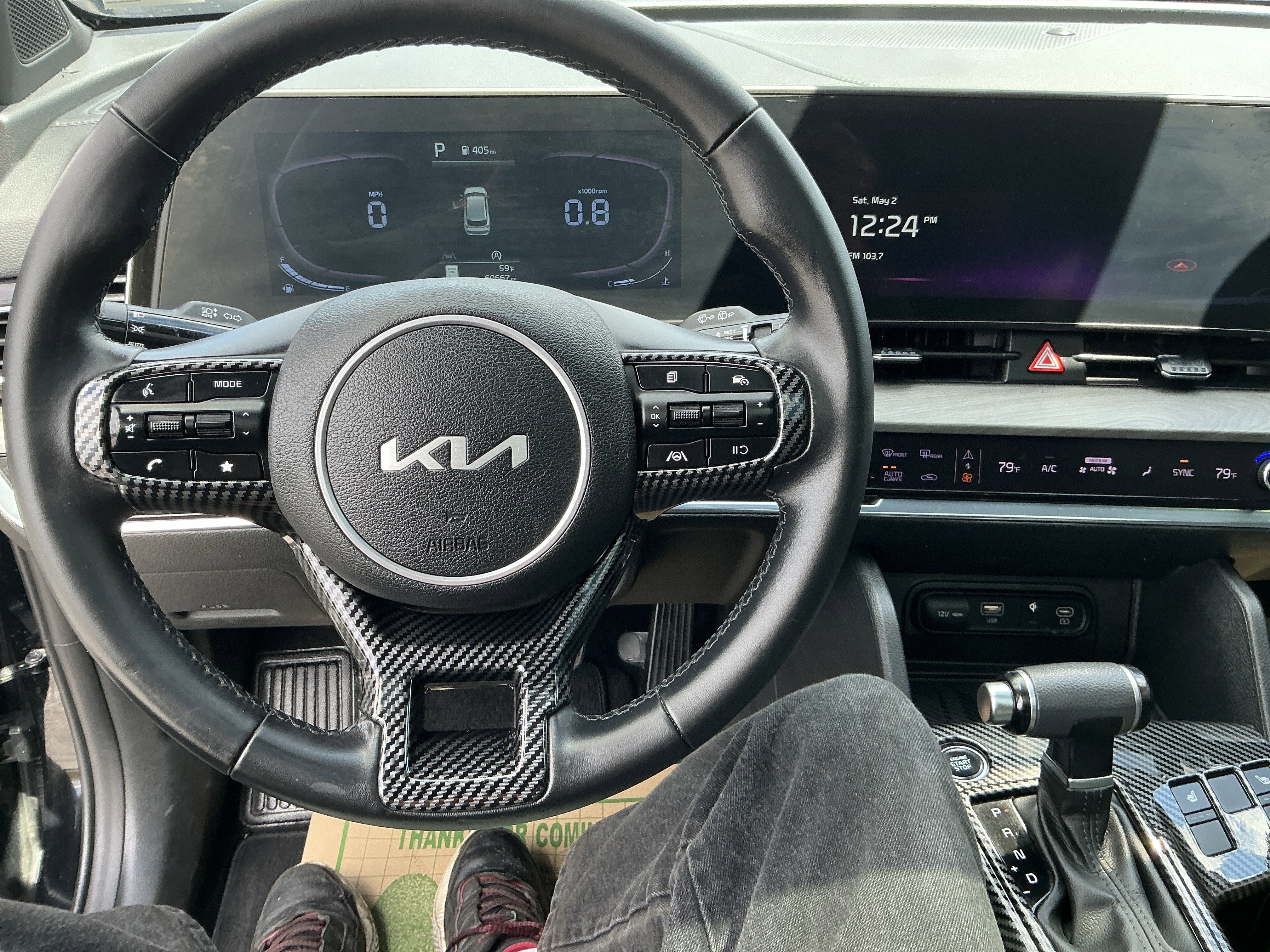 Used 2023 Ebony Black Kia X-Line image 11