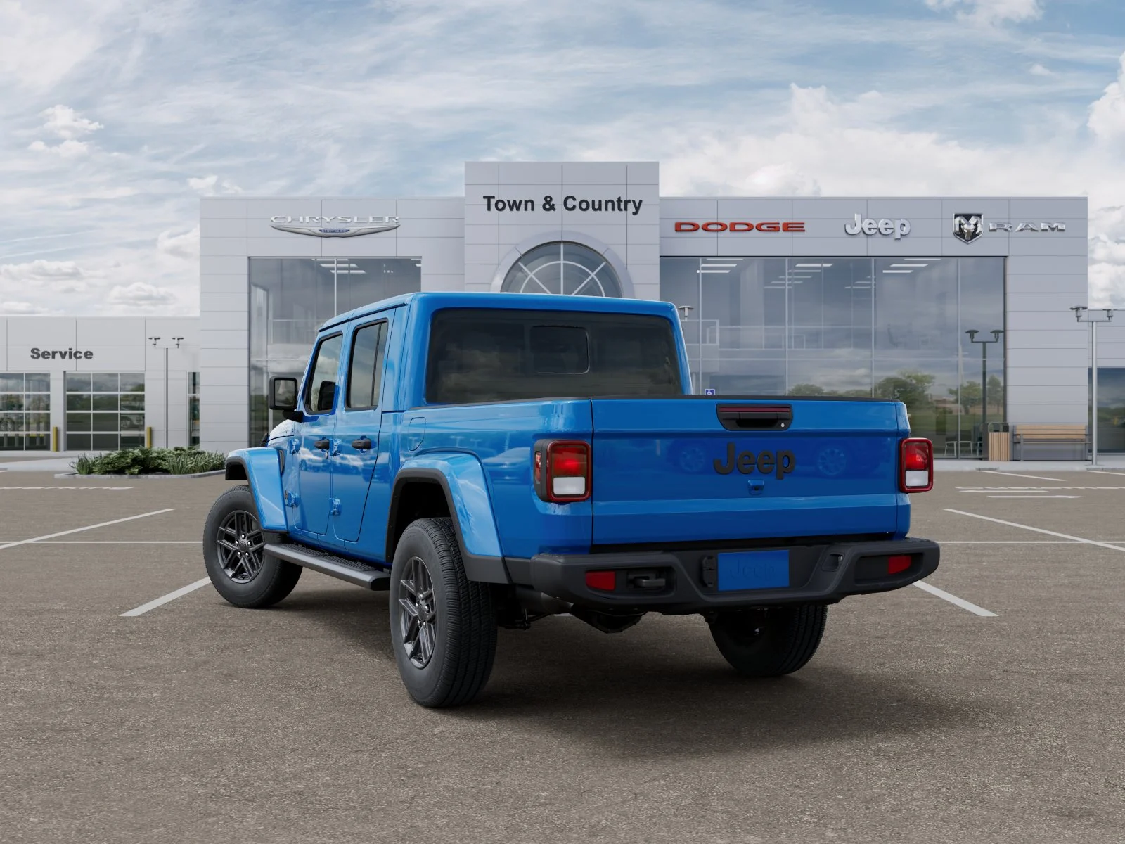 New 2026 Hydro Blue Pearl-Coat Exterior Paint Jeep Sport S image 29