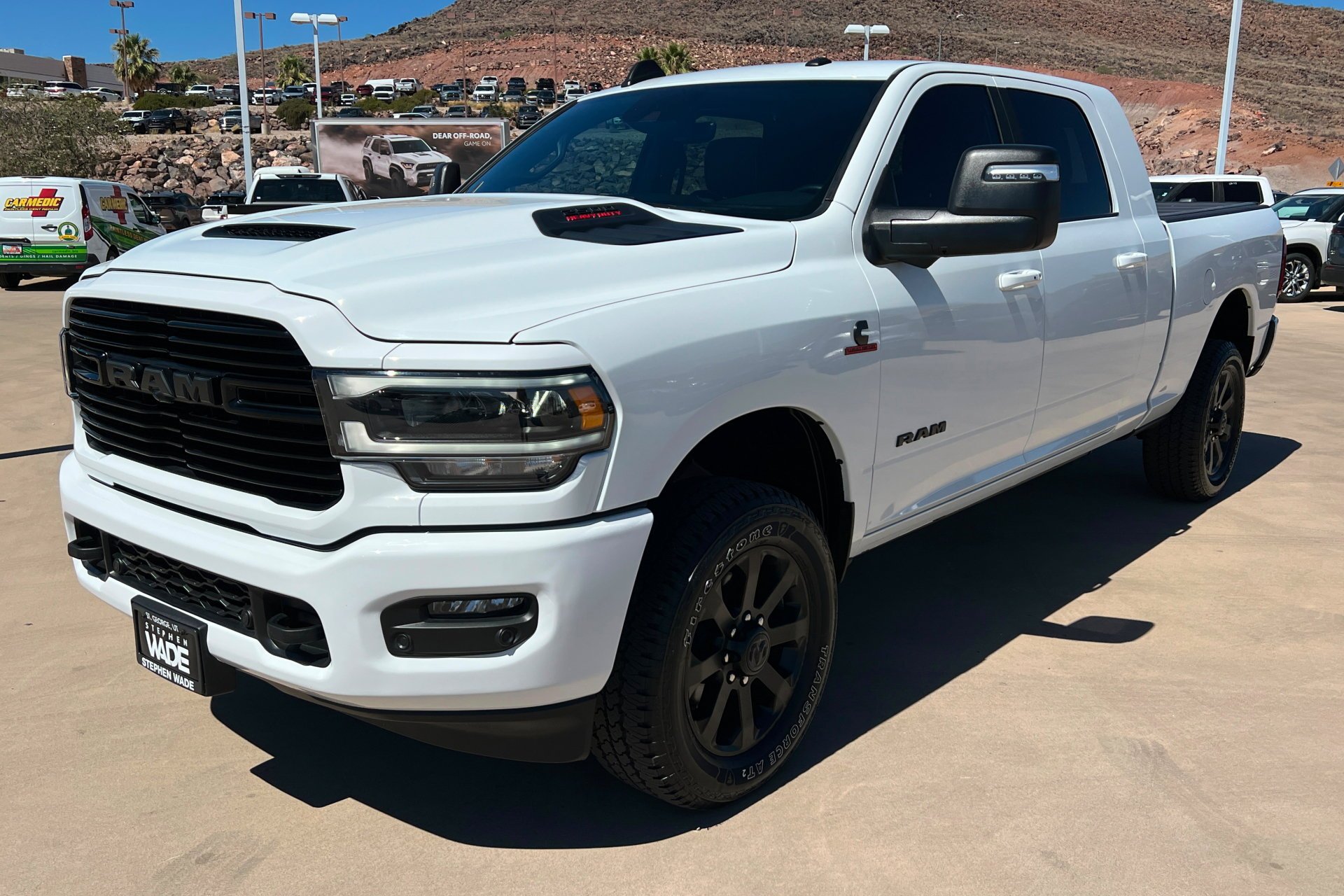 Certified Used 2024 Bright White Clearcoat Ram Laramie image 1