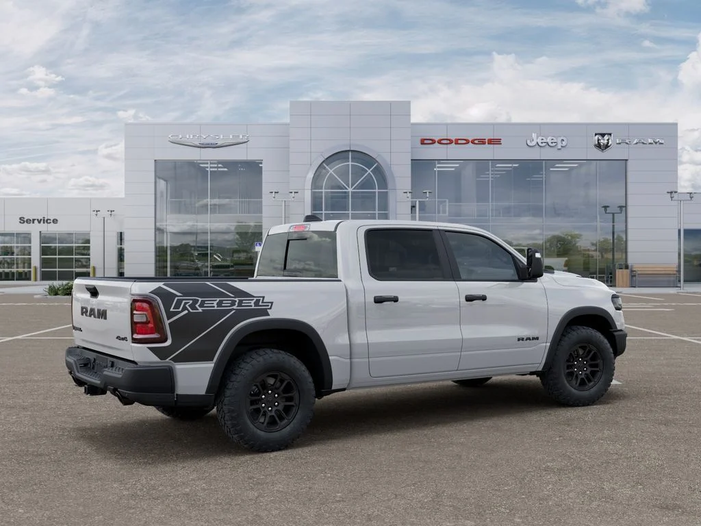 New 2026 Bright White Clear-Coat Exterior Paint RAM Rebel image 4