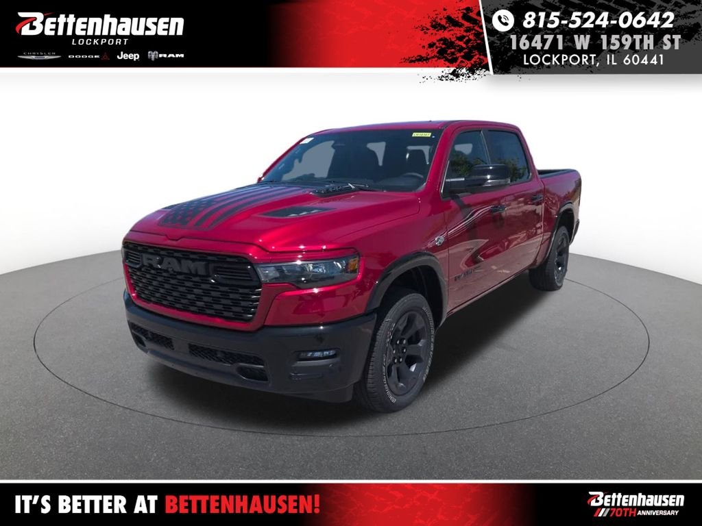 New 2026 Molten Red Pearl-Coat Exterior Paint RAM Big Horn image 1