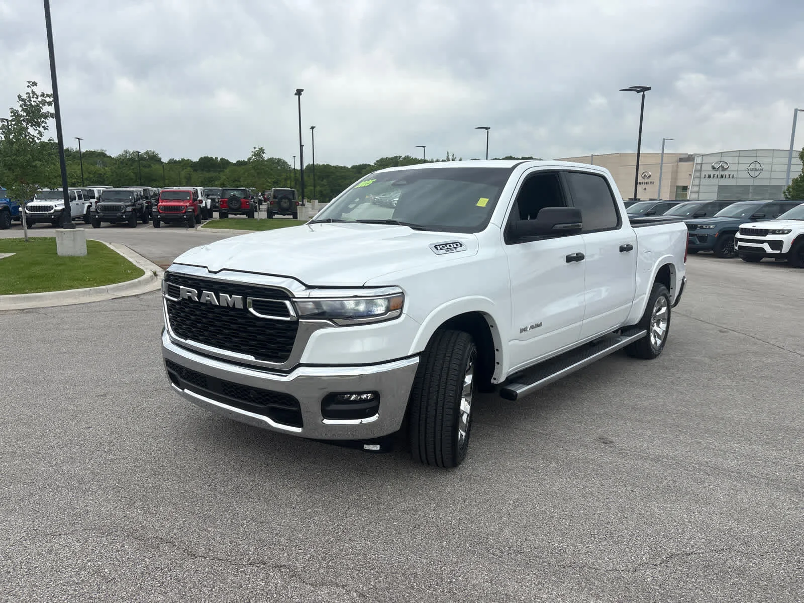Used 2025 Bright White Clearcoat Ram Big Horn image 4