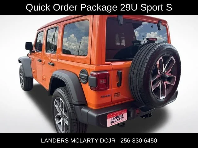 Used 2025 Orange Jeep Sport S 4xe image 4