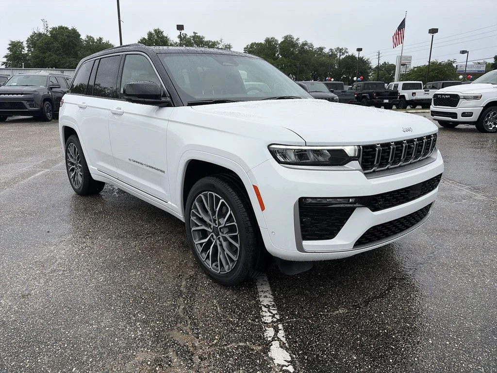 New 2026 Bright White Clear-Coat Exterior Paint Jeep Summit image 8