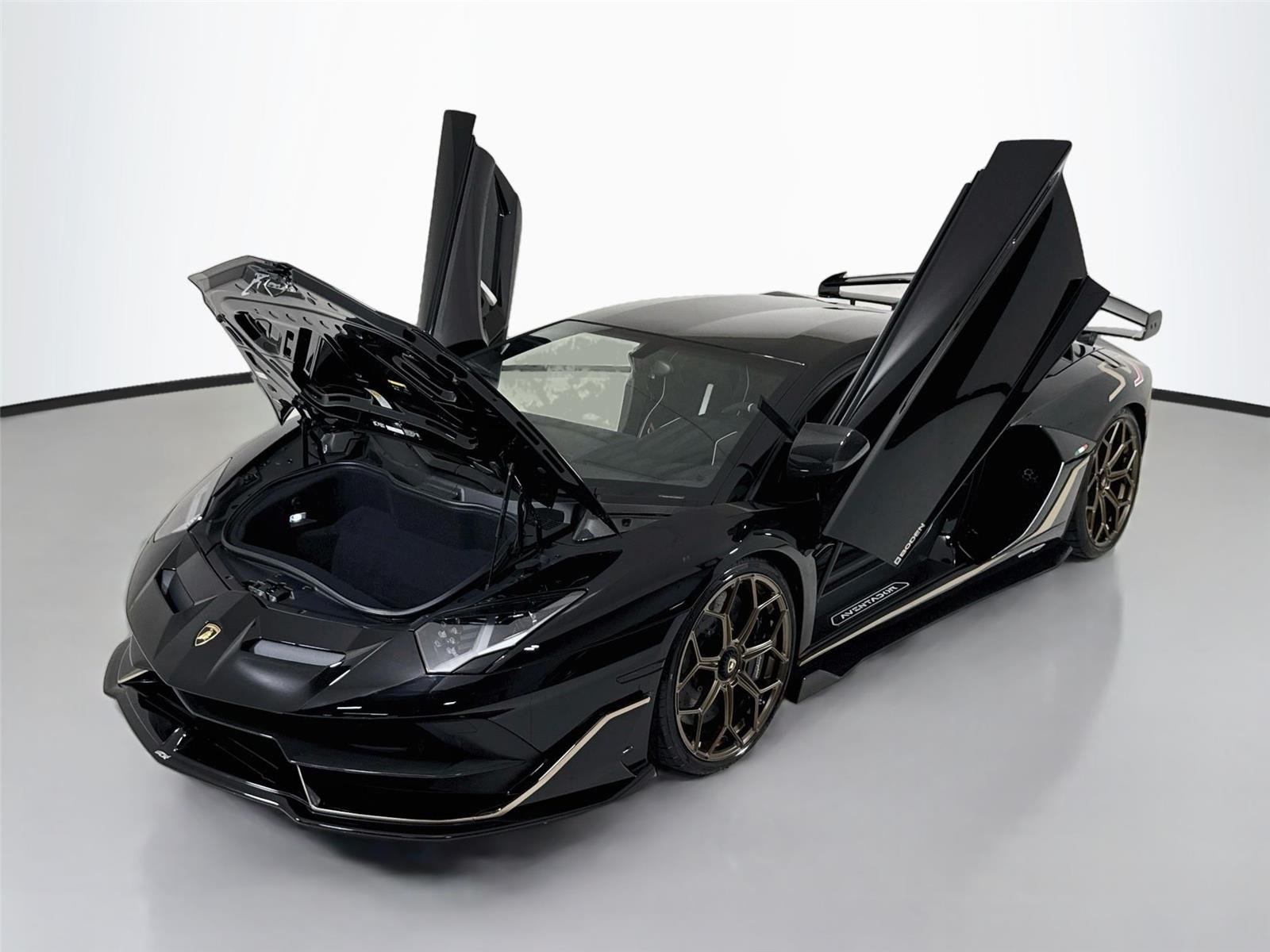 Used 2020 Nero Aldebaran Lamborghini SVJ | Boden Exhaust | Ext Carbon Pkg image 43