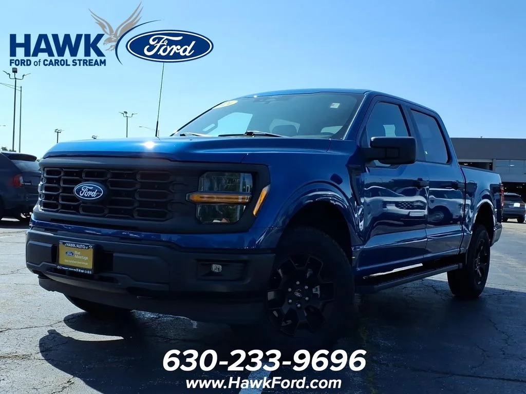 Certified Used 2024 Blue Metallic Ford STX image 3
