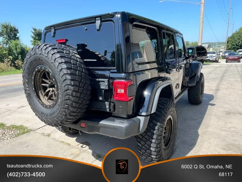 Used 2018 Black Jeep All New Rubicon Sport Utility 4D image 7