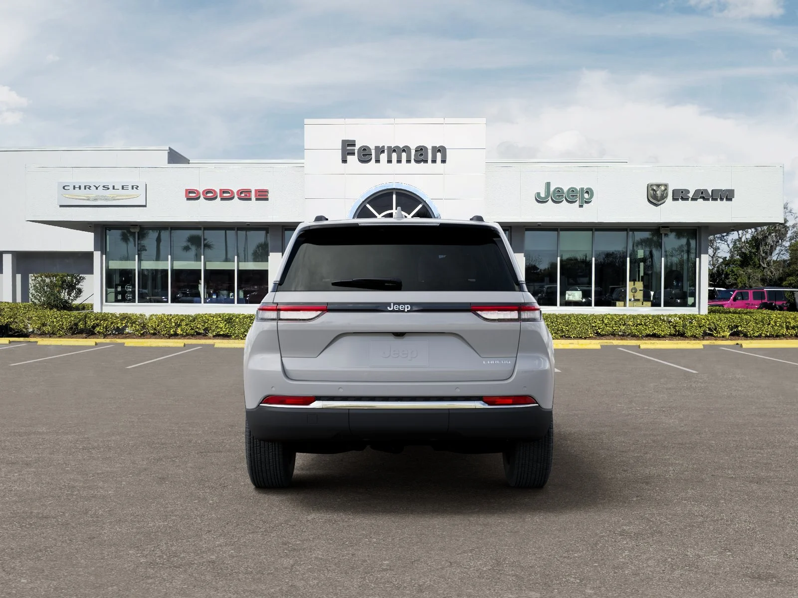 New 2026 Bright White Clear-Coat Exterior Paint Jeep Laredo X image 7