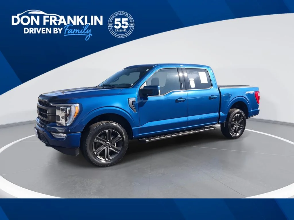 Used 2023 Blue Ford Lariat image 1